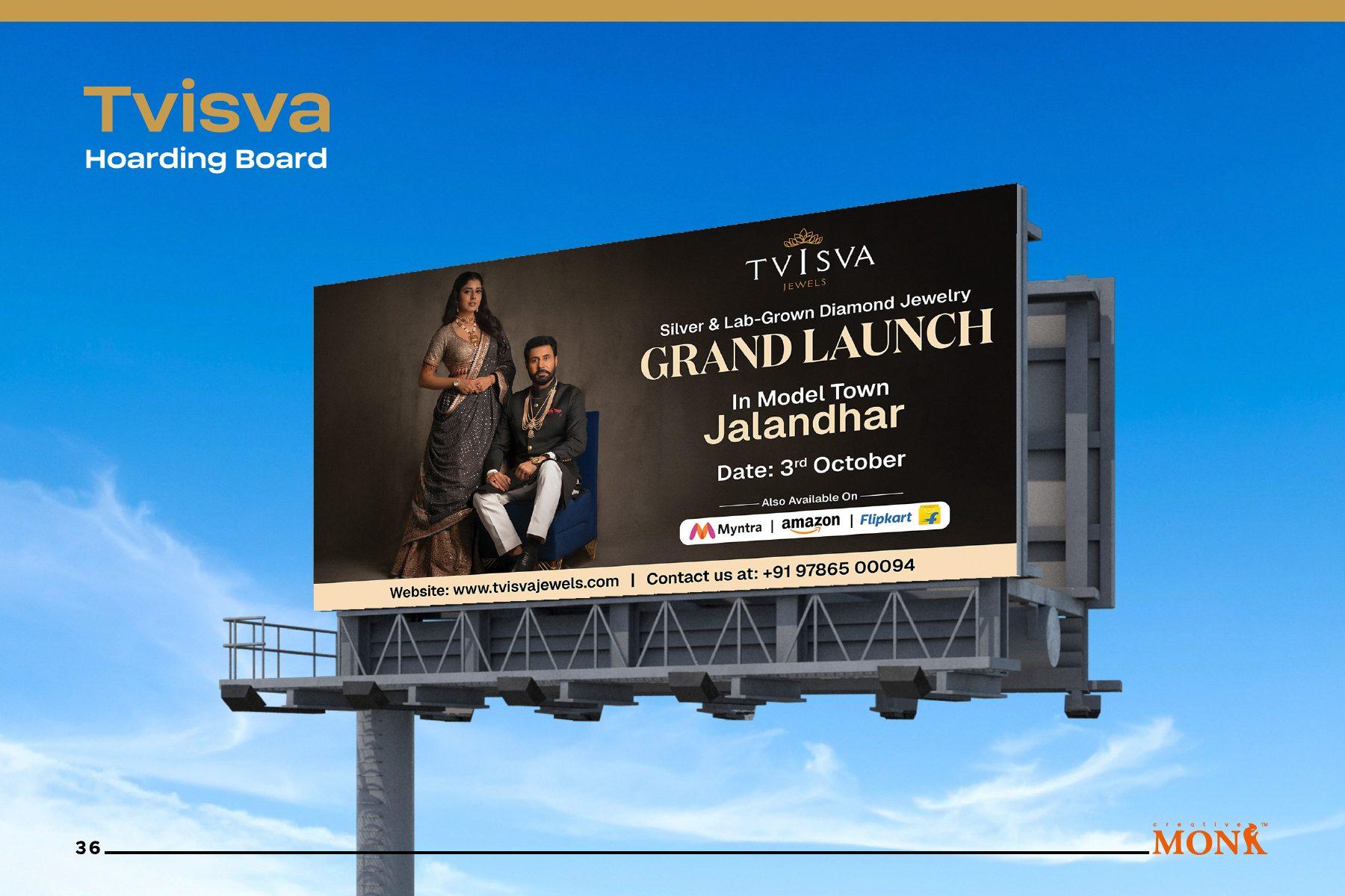 Grand-launch hoarding