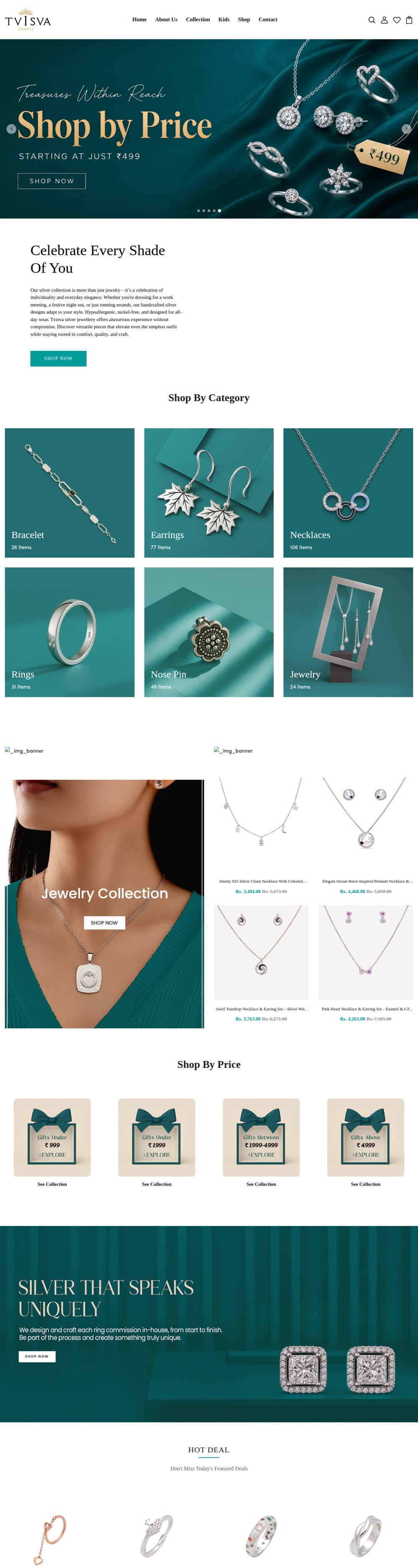 Tvisva Jewels website